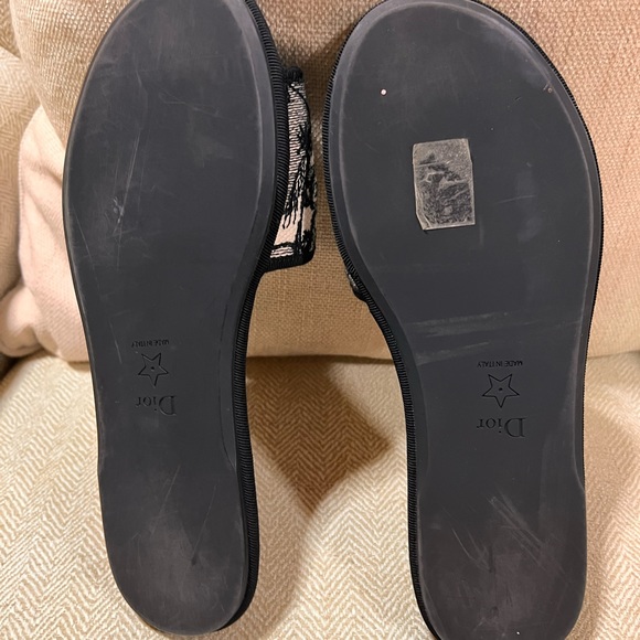 Canvas Embroidered Toile De Jouy Chez Moi Sandal - Picture 5 of 7